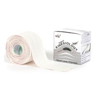 tejpovací páska NASARA Tejp Kinesio Tape 5cm x 5m bílý