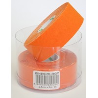tejpovací páska NASARA Tejp Kinesio Tape 2,5x5 oranžový