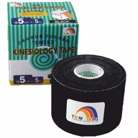 Tejpy TEMTEX tejpovací páska Tejp Kinesio Tape 5cm x 5m černý