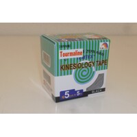 Tejp TEMTEX Tourmaline tejpovací páska Tejp Kinesio Tape 5cm x 5m černý