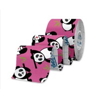 AcuTop® DESIGN - Acu Top® - tejp 5cm x 5m, Panda, růžová