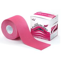 tejpovací páska NASARA Tejp Kinesio Tape 5cm x 5m růžový