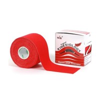 tejpovací páska NASARA Tejp Kinesio Tape 5cm x 5m červený
