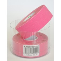 tejpovací páska NASARA Tejp Kinesio Tape 2,5x5 růžový