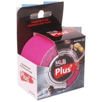 tejpovací páska NASARA PLUS Tejp Kinesio Tape 5cm x 5m růžový